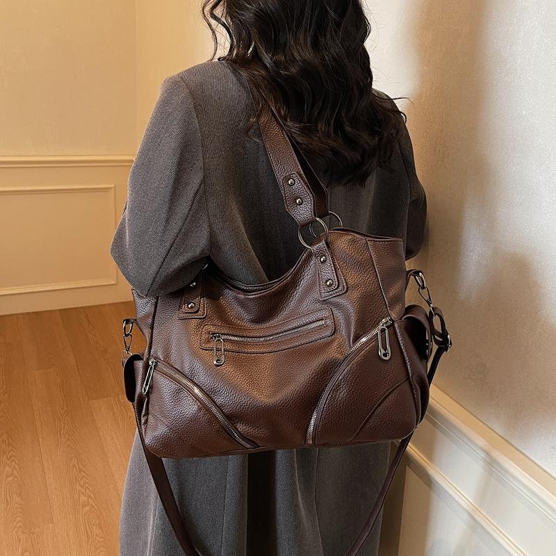 Torba PU Tote o Dużej Pojemności Damska Torba na Ramię