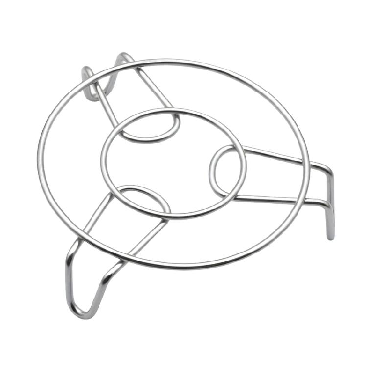 

Elegant Metal Cookware Steaming Rack Kitchen Accessory Support For Home Use Prevents Damage During Cooking 3 Inches