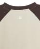 Emelbi Women'S Vintage Colorblock Crop T-Shirt Bos (L.Sand)