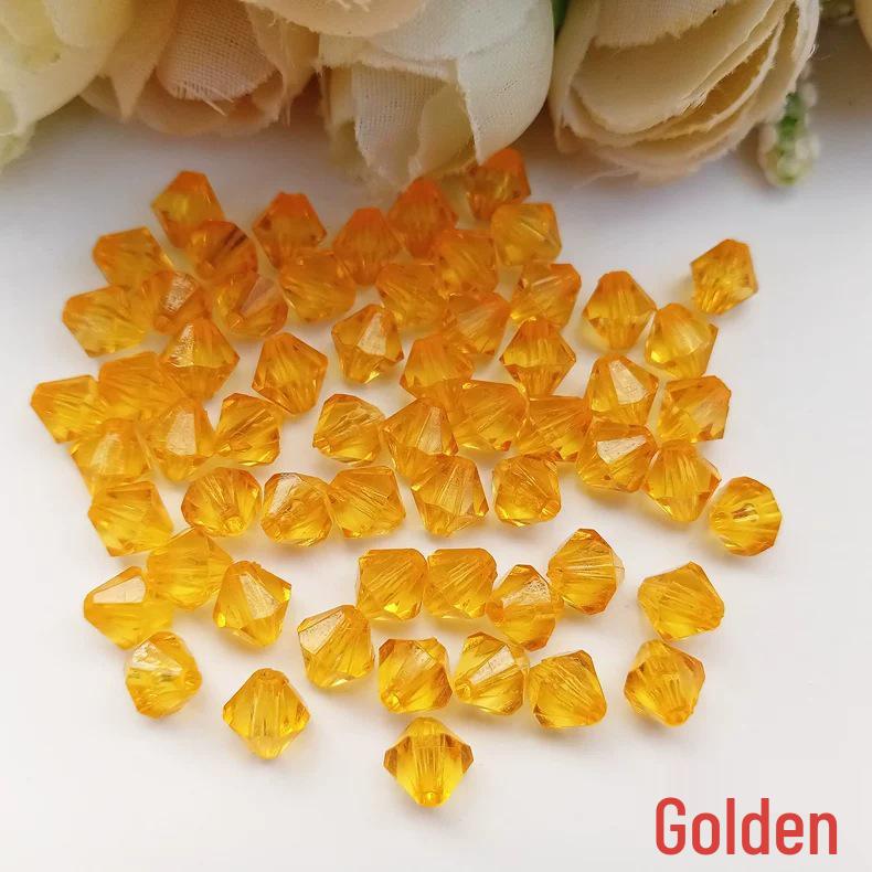 DIY Jewelry Accessories: 6mm Transparent Acrylic Rhombus Beads for Door Curtains