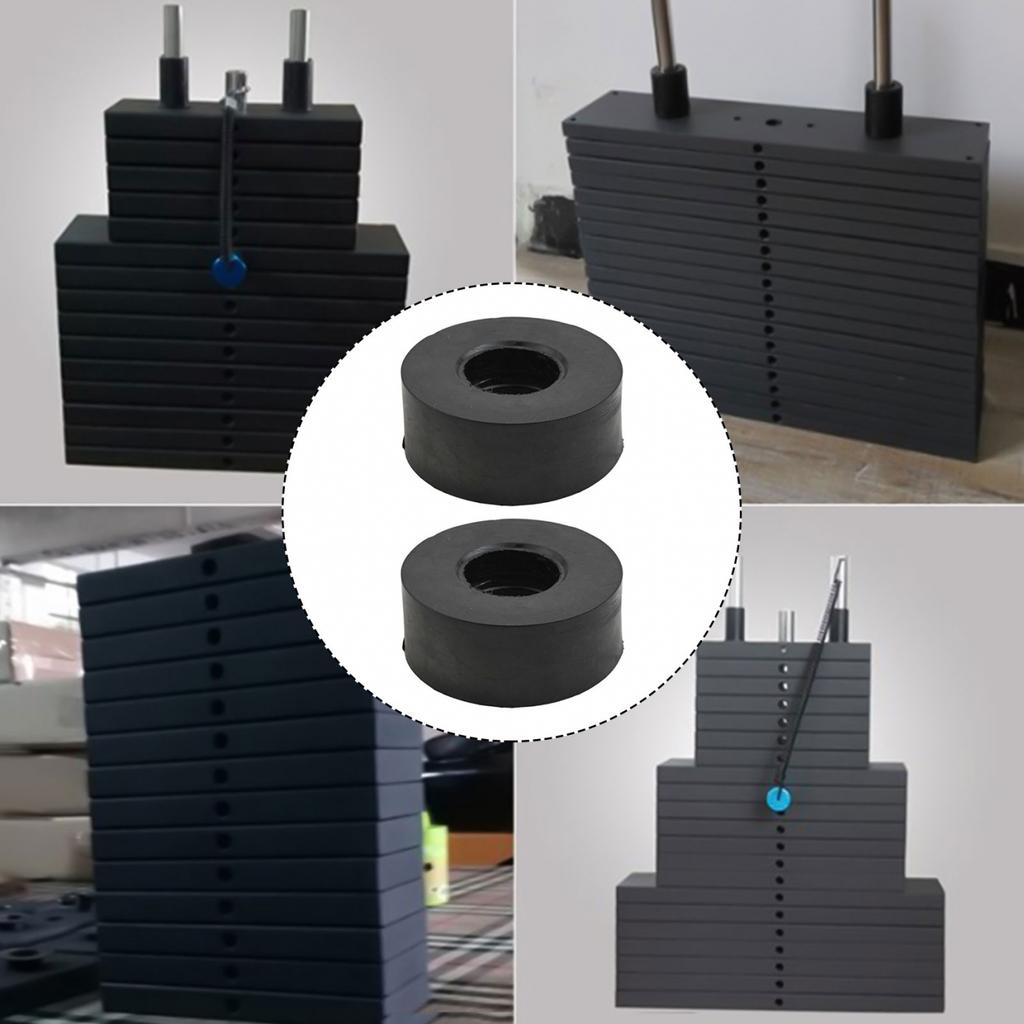 Weight Stack Installation Rubber Spacers Compatible with Various Equipment