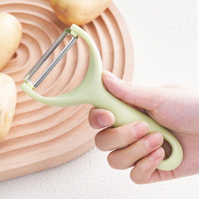 Multifunctional Stainless Steel Kitchen Peeler: Perfect for Potatoes, Fruits, and Melons