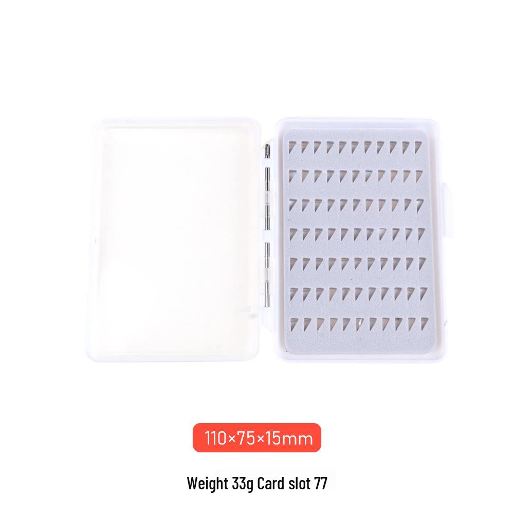 

Портативна прозора коробка для зберігання приманок для нахлисту - Тримач для аксесуарів великої місткості