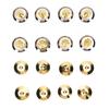 Speaker Foot Spikes Height Adjustable Pure Copper Shock Absorption Speaker Feet Spike Pads for Ampli