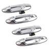 4PCS Exterior Chrome Door Handle 69220‑60061 Replacement for Land Cruiser 1998‑2007