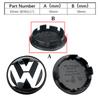 4 SZTUKI 55mm 65mm nakładka na środek felgi do modelarstwa samochodowego emblemat nakrętka piasty pasująca do VW Volkswagen Golf Sharan Passat Tiguan Akcesoria