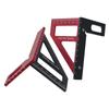 Woodworking Square Protractor Aluminum Alloy Scribing Ruler Miter, Precision 3D Multi Angle 45/90 Degree Layout Measuring Tool