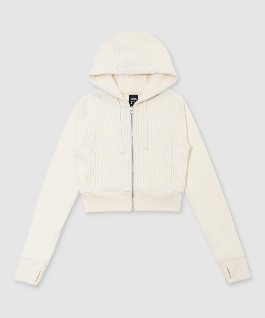 Musinsa Standard Sports Velboa Ribbed Zip-Up Hoodie For Women (3 Colors)