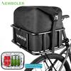 Rear Bike Basket With Large Rear Bike Rack Basket for Bike,Heavy Duty Metal Rear Bicycle Basket Perfect Mount for Electric Bike