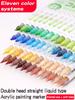 12Pcs GuangNa Acrylic Brush Markers Set, Assorted Pro Color Series Automatic Ink Control System Art Markers Set School Supplies
