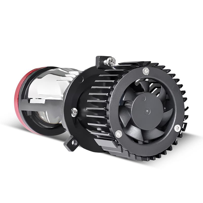 Auto LED Headlight H4 Lens Y7D Y8 Y6D LED Headlight 12-24V Motorcycle Headlight Double Lens
