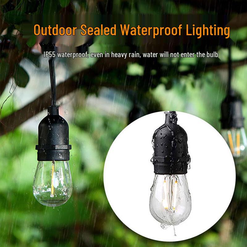 Solar Powered Waterproof Decorative String Lights
