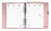 Filofax A5 Domino Soft Organizer, 2020, Pale Pink