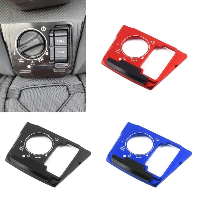 Motorcycle Seat Electric Door Lock Switches Cover Caps for 350 300 Replacement Ignition Switches Metal Protectors Cover