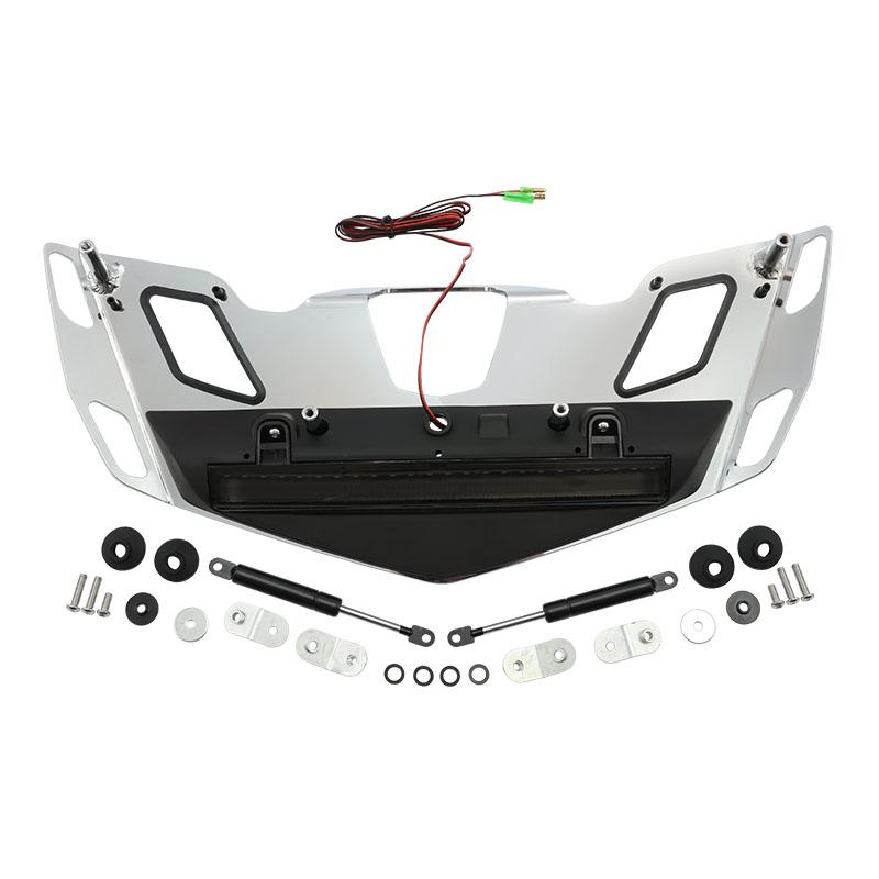 Motorcycle Rear Trunk Luggage Rack LED Brake Light For Honda Goldwing GL1800 2018-2020