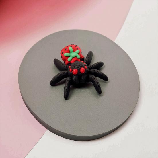 1 Set Spinneneierkapsel mit 10 Fidget-Spinnenspielzeug 3D-gedrucktes Modell mit beweglichen Gelenken Mini-Gelenkspinnenmodell Halloween-Party-Dekoration Geschenk
