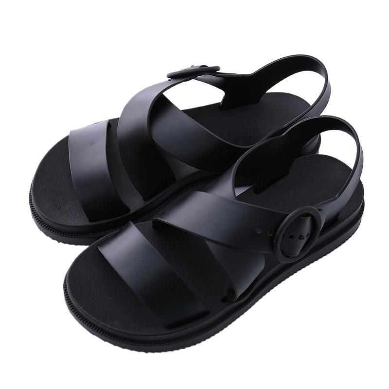 2026 Summer Women's Korean Style Roman Harajuku Flat Sandals