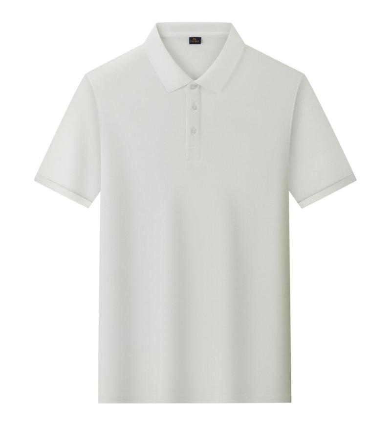 Solid Color T-Shirt Summer Women's and Men's Lapel Short Sleeve YG-258/256