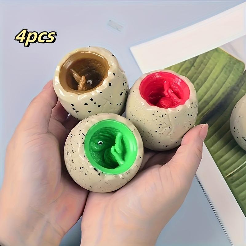 

Набор из 4 динозавров-сквиши с яйцами для хранения, весело сжимать и щипать, идеально для офиса, праздников, подарков и сувениров для вечеринок random color