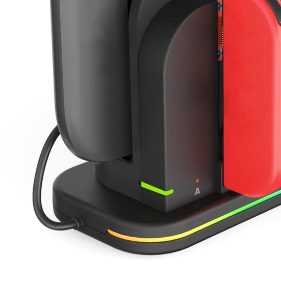 Ladestation für Nintendo Switch/2/OLED Joy-Con 4-in-1 Gamecontroller Joypad Aufladen