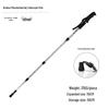 Outdoor Aluminum Trekking Pole/Walking Stick: Straight, T-Grip, Curved, Telescopic Options for Hiking and Skiing.
