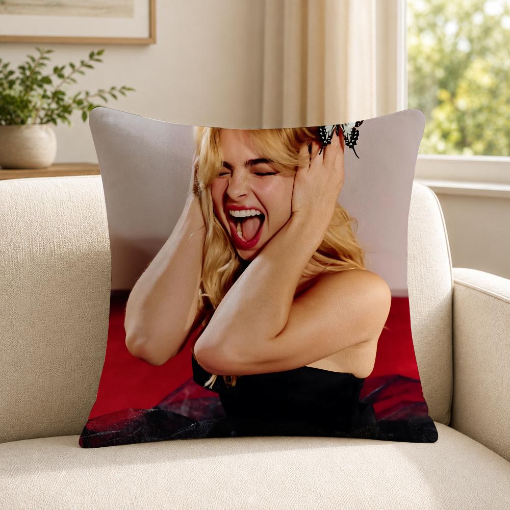 Person AAddison RRae funny Cushion Cover Soft Short Plush SkinFriendly Cushion Case for MultiScene Use