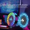 Aromatherapy Magnetic Pickup Lamp Colorful Ambient Air Fresher Round RGB Lights Rechargeable For Car Air Outlet Or Room I1V3