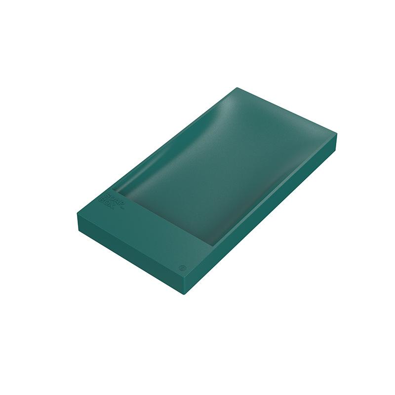 Bathroom Soap Box Without Perforation, Soft Rubber Soap Box, Hidden Water Draining, Bathroom Soap Tray for Water Draining