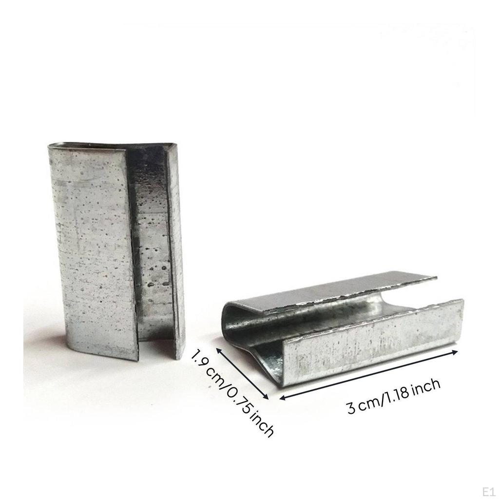 PET Strap Buckle Easy to Use Seal Clip Hold Carton Binding
