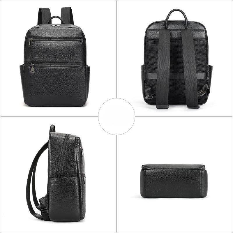 Genuine Leather Men's Backpack Large-capacity Backpack Fashionable Backpack Men's Bag
