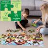 Floor Puzzles for Kids, 48pcs Farm Animals Puzzles for Kids Ages 4-6, Large Jigsaw Puzzles for Toddlers, Christmas Birthday Gift