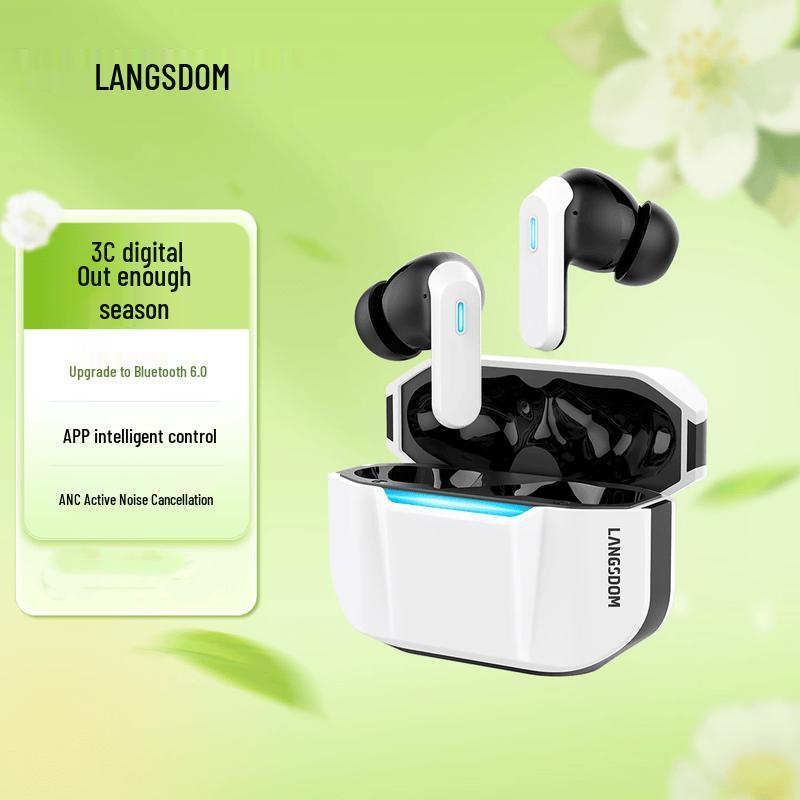 Lanston Zeta True Wireless ANC Noise Cancelling Earbuds