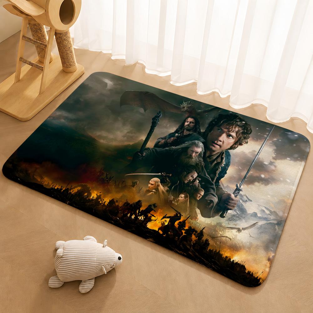 The Lord of the RingS Floor Mat Floor Mat Soft Flannel Non-Slip Door Rug for Living Room