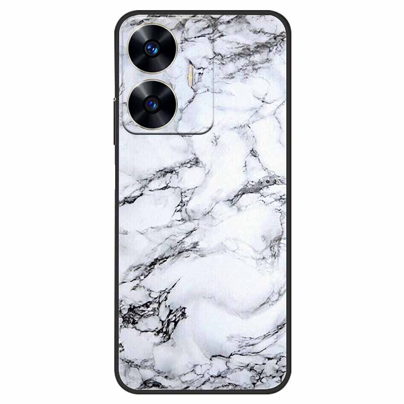 Phone Cover For Realme C55 Case Black Silicone Fundas For Realme C55 RMX3710 TPU Soft Back Coque Star Painted on RealmeC55 C 55