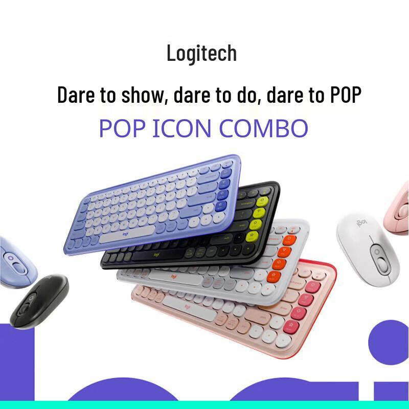 Logitech POP KEYS Wireless Bluetooth Mechanical Keyboard