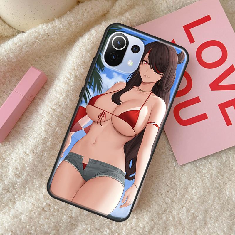 Genshin Impact Sexy Cute Girl Phone Case For Xiaomi Mi 11 Lite 12 11T Pro POCO X3 Pro X3 GT F1 F3 M3 M4 X4 Pro Cover