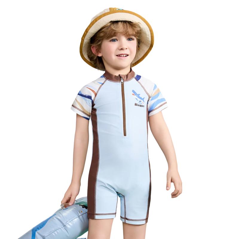 ASK JUNIOR Boys Blue Training Swimsuit 110