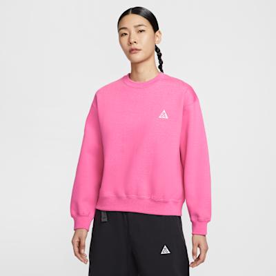 Nike Nike Nike Tuff Fleece Women s Therma-FIT Crew-Neck Sweatshirt S