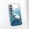 Cute Anime Shark Phone Case For Samsung A25 A13 A33 5G A54 A36 A35 A56 A52 A14 Shockproof Soft Cover