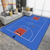 3D Creative Basketball Basketball Court Area Rug,Carpet Rug for Living Room Bedroom,Kitchen Bathroom Doormat Non-slip Floor Mat