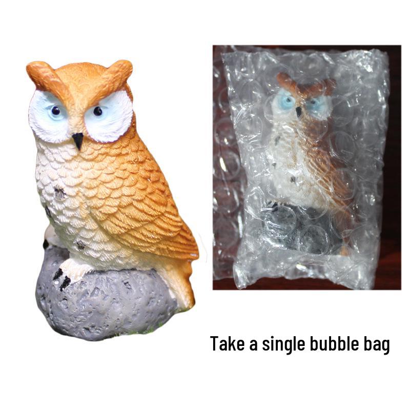 Artisanat en Résine Hibou de Simulation: Ornements de Jardin Micro Paysage