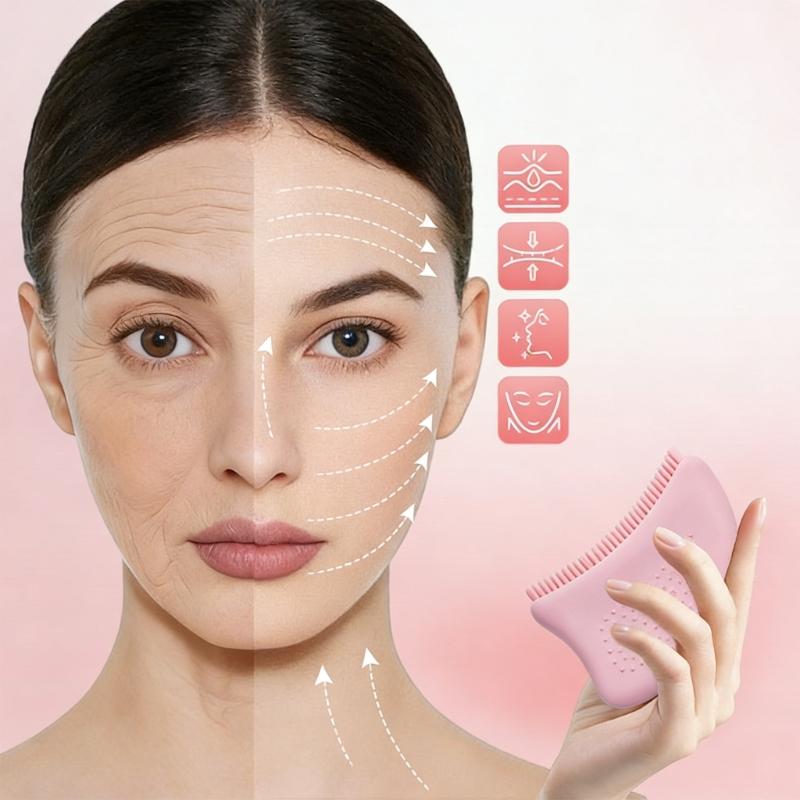 MultiFunction Face Tool Face Brush For Relaxation Beauty Routine With Quality Silicone Head Mild Stimulation