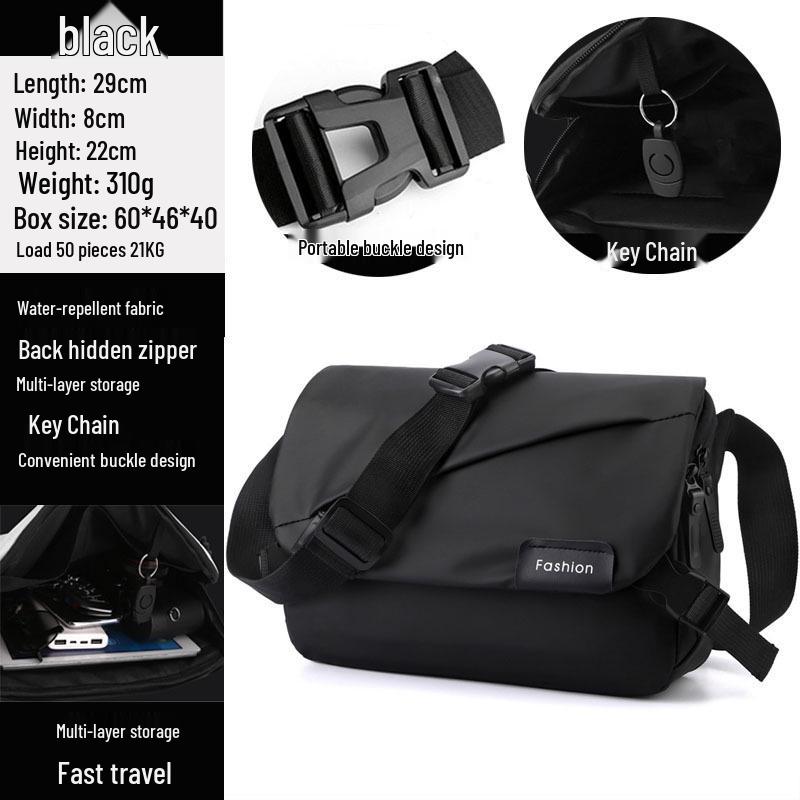 Мужская модная многофункциональная повседневная дорожная сумка через плечо