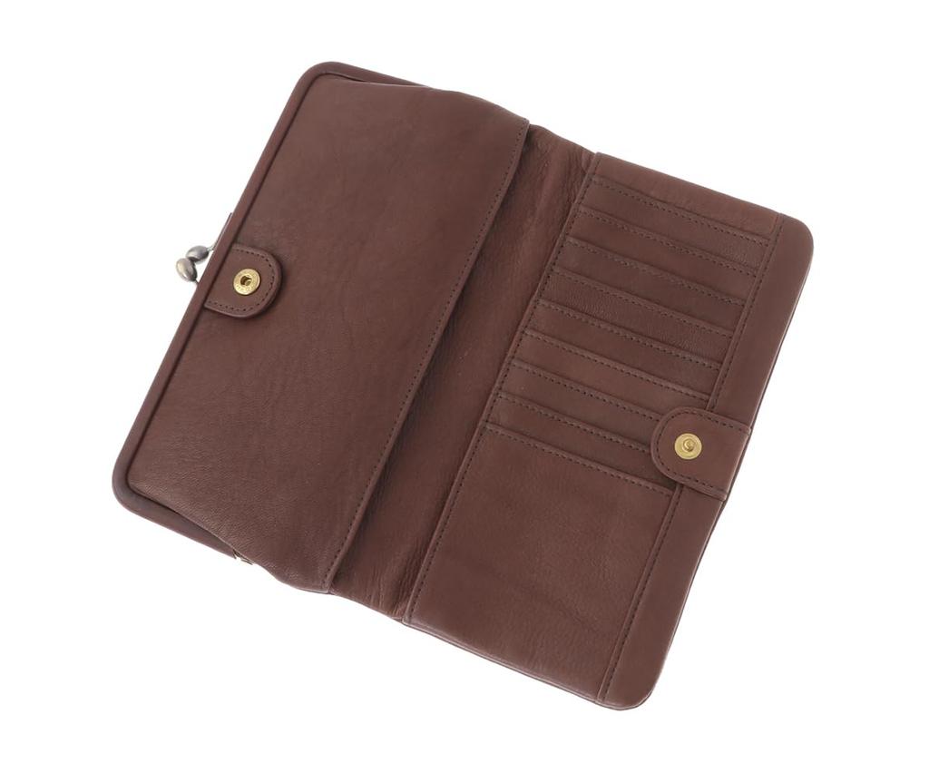 Lange Geldbörse G Soft 2 Verschluss Bifold Lange Geldbörse Noucha [Genten] 43284-56