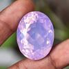 Lab-Created Pink Opal Loose Gemstone 108ct Big Oval Shape October Birthstone for Gem Collections