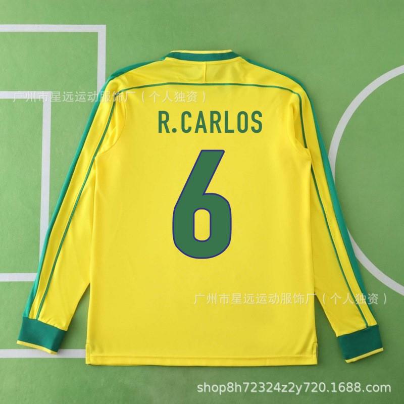 Brazil Retro Football Jersey Short Long Sleeve National Team World Cup Vintage Soccer Shirt