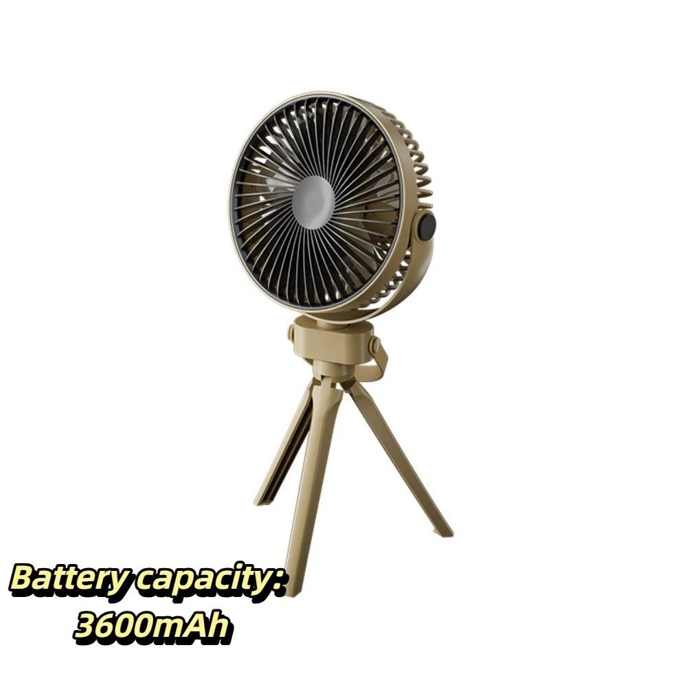 Triangle Bracket Rechargeable Fan 3 Speed Desktop Fan Practical Standing Fan Portable