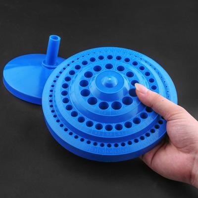Round Shape 100 Holes Drill Storage Organizer Bit Bore Case Stand Box Holder