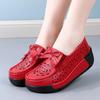 Spring and Summer Hollow Tassel Wedge Women's Shoes Style Fashion Muffin Women's Single Shoes Lightweight Casual Women's Shoes