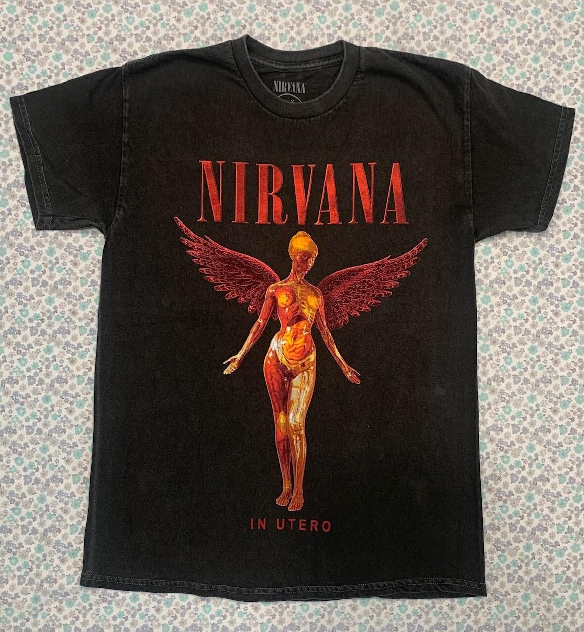 Nirvana Men in Utero T-shirt Vintage XXL